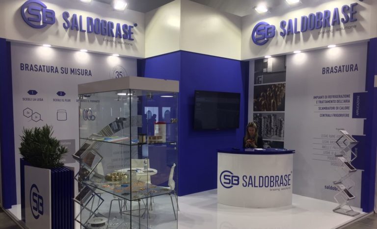 stand Saldobrase alla fiera MCE Milano